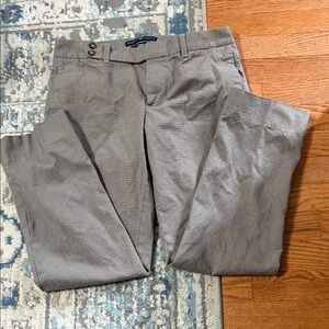 GAP Men's Gray Patterned Dress Pants